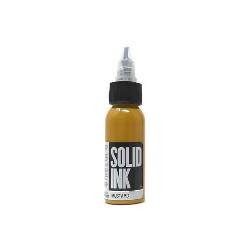 Solid ink: Mustard