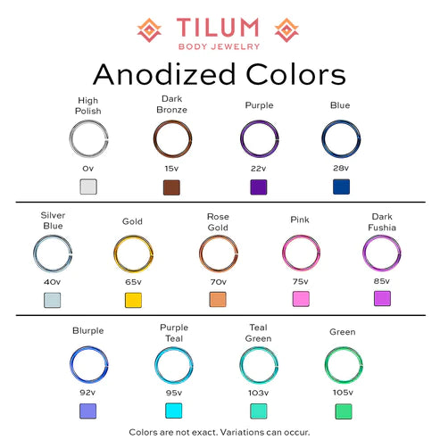 Tilum Titanium Pin Taper for Threadless Jewelry