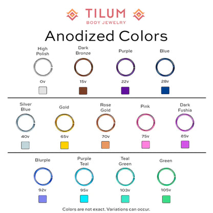 Tilum Titanium Pin Taper for Threadless Jewelry