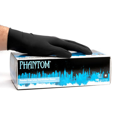 Adenna: Phantom Black Latex Exam Gloves