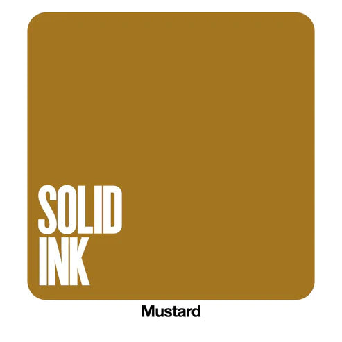 Solid ink: Mustard