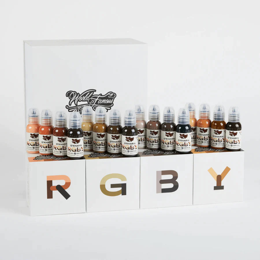 World Famous: SASHA O’KHARIN RGBY SKIN TONE SET OF 16 COLORS