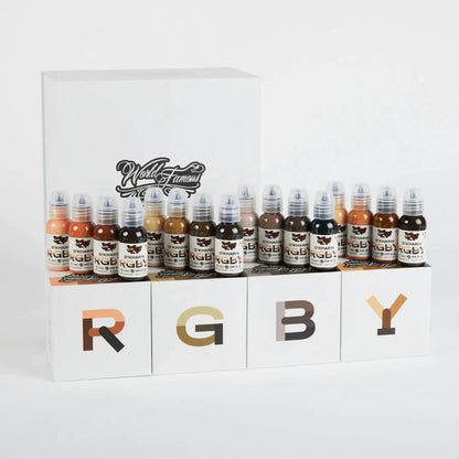 World Famous: SASHA O’KHARIN RGBY SKIN TONE SET OF 16 COLORS