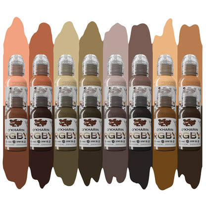 World Famous: SASHA O’KHARIN RGBY SKIN TONE SET OF 16 COLORS