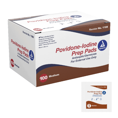 Dynarex: Povidone Iodine Prep Pad