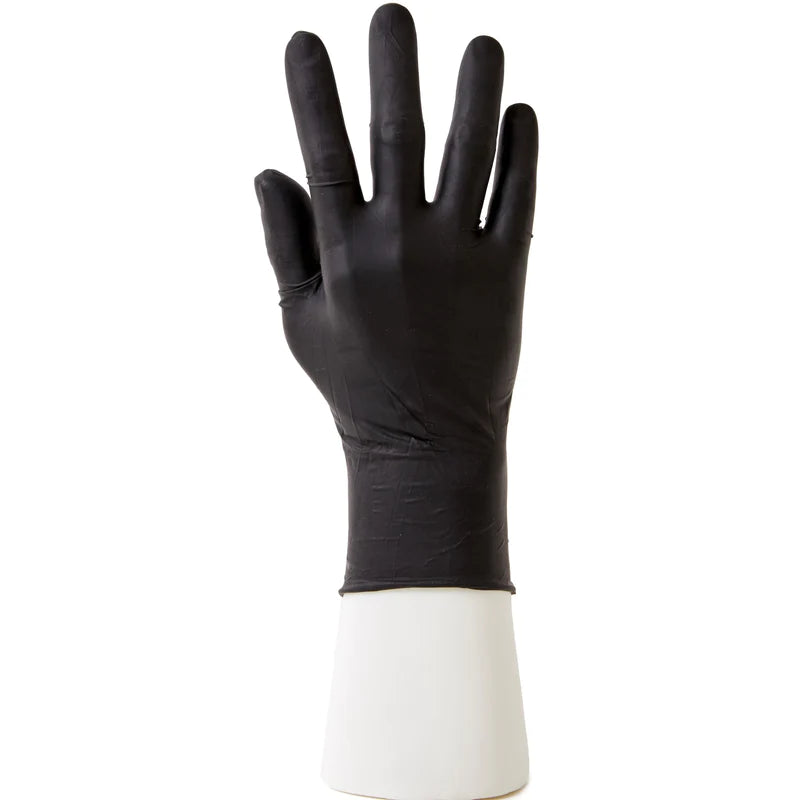 Omni Black Nitrile Gloves Powder Free