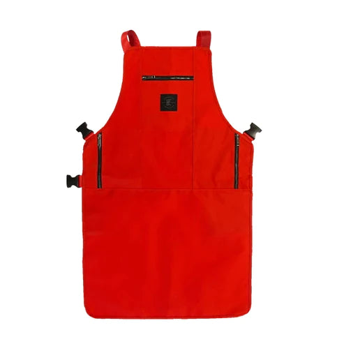 Knife & Flag Non-Porous Apron Red