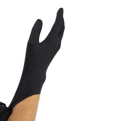 Black Arrow: Black Latex Gloves