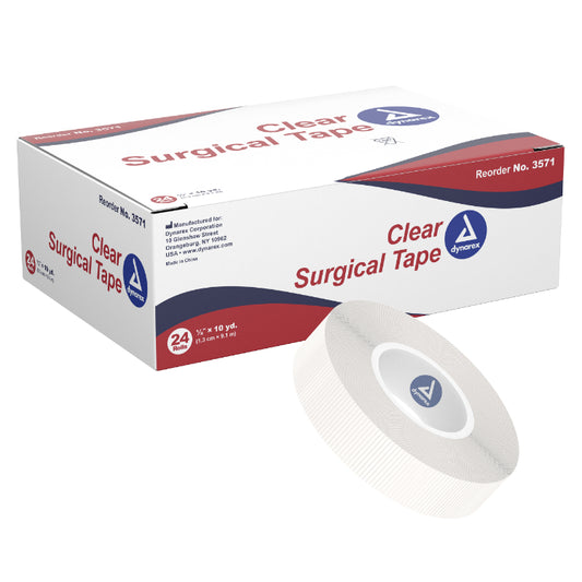 Dynarex: Clear Surgical Tape 1" Box