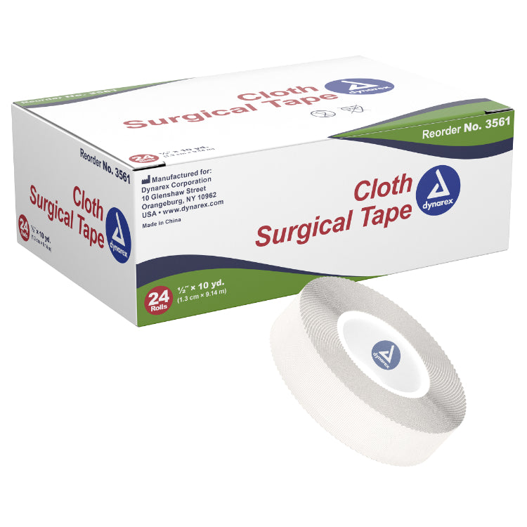 Dynarex: Cloth Surgical Tape 1" 10yds Box